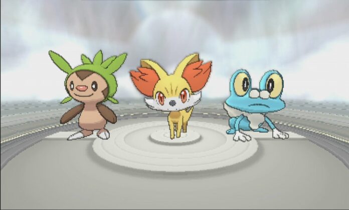 Pokemon X and Y Starters